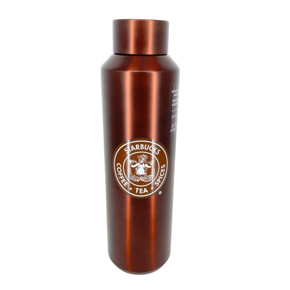 Starbucks Pike Place Market 20Oz Vacuum Insulated Water Bottle Copper Finish New - Picture 1 of 15